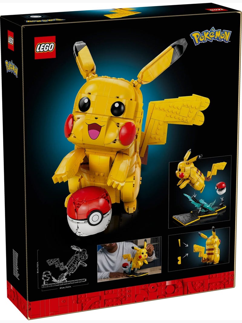 LEGO Pokémon Pikachu et Poké Ball 72152 Jaune - Kiabi