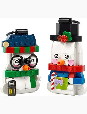 LEGO Saisonnier Les bonshommes de neige décoratifs 40812