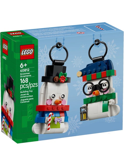 LEGO Saisonnier Les bonshommes de neige décoratifs 40812 - Kiabi