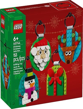 LEGO Saisonnier — Sélection de décorations de Noël 40744, 153 pièces