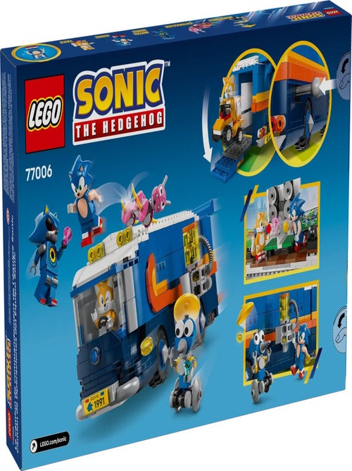 LEGO Sonic The Hedgehog - Camion de Contrôle de l'Équipe Sonic - 77006 - Kiabi