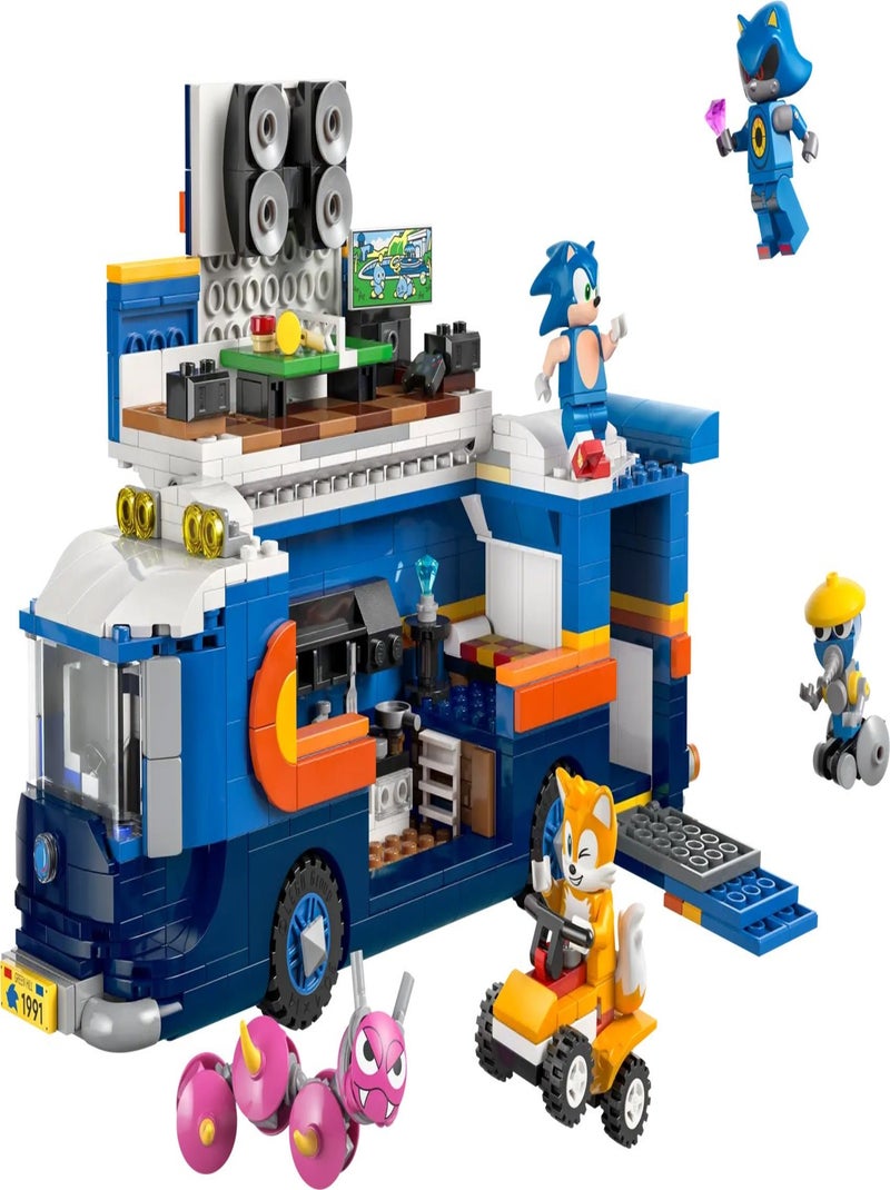 LEGO Sonic The Hedgehog - Camion de Contrôle de l'Équipe Sonic - 77006 Rouge - Kiabi