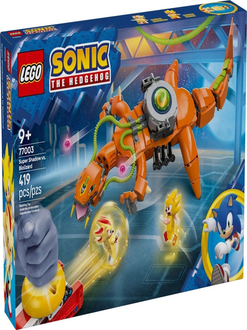 LEGO Sonic The Hedgehog - Super Shadow contre Biolizard (77003), 419 pièces. Rouge - Kiabi