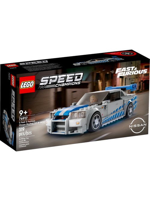 LEGO Speed Champions - Nissan Skyline GT-R (R34) 2 Fast 2 Furious - 76917 - Kiabi LEGO Speed Champions - Nissan Skyline GT-R (R34) 2 Fast 2 Furious - 76917 - Kiabi