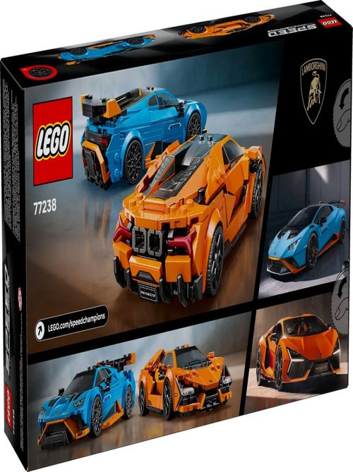 LEGO Speed Champions : Lamborghini Revuelto et Huracán STO (77238) - Kiabi