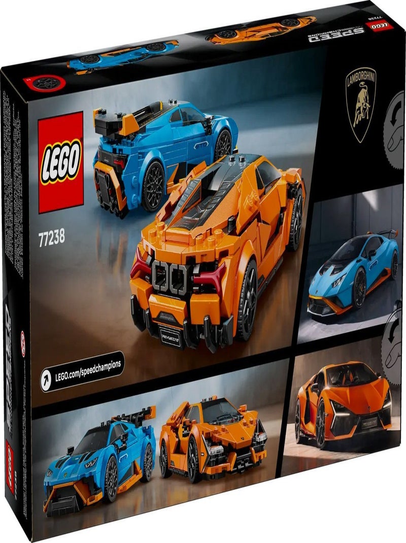 LEGO Speed Champions : Lamborghini Revuelto et Huracán STO (77238) Orange - Kiabi