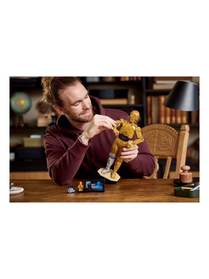 LEGO Star Wars - C-3PO Figurine de droïde à construire - 75398 Multicolore - Kiabi
