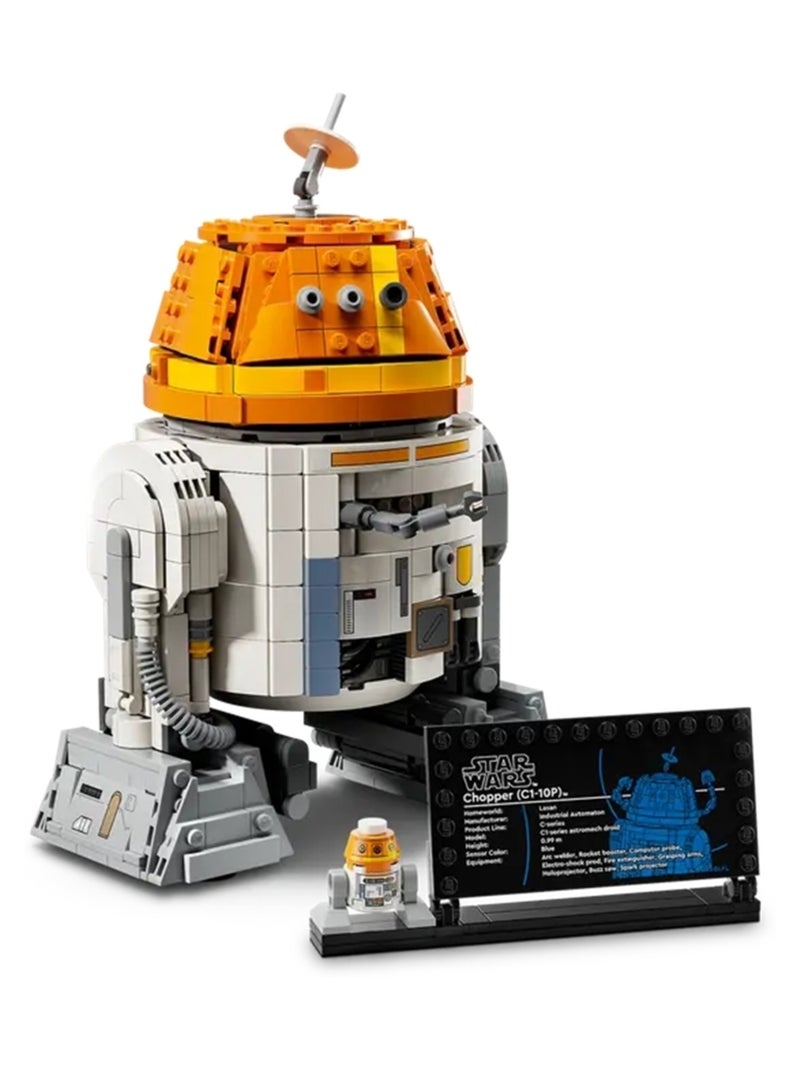 LEGO Star Wars - Le droïde astromécano Chopper (C1-10P) - 75416 Multicolore - Kiabi