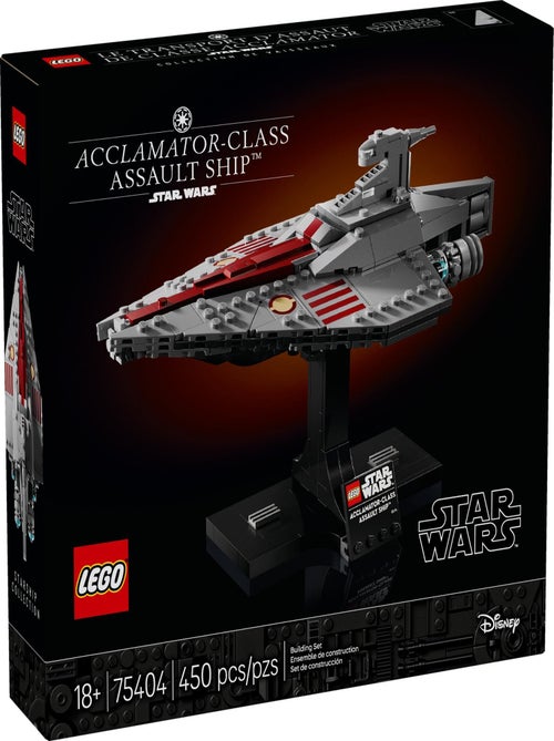 LEGO Star Wars - Le transport d'assaut de classe Acclamator - 75404 - Kiabi