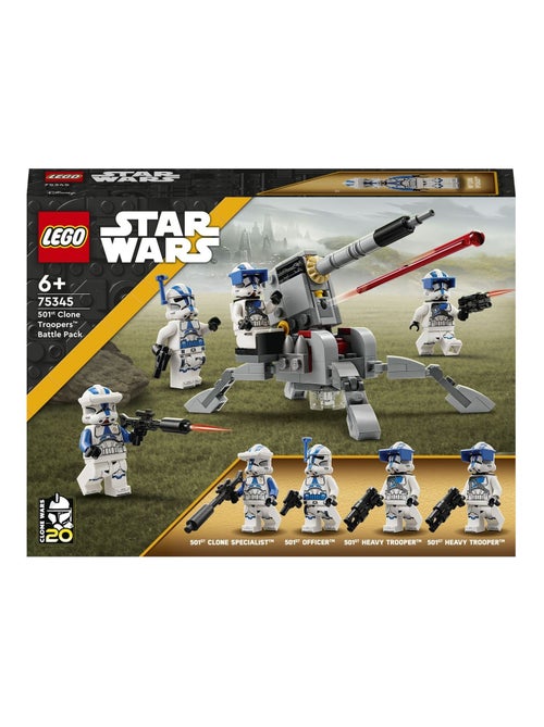 LEGO Star Wars - Pack de combat des Clone Troopers de la 501ème légion - 75345 - Kiabi