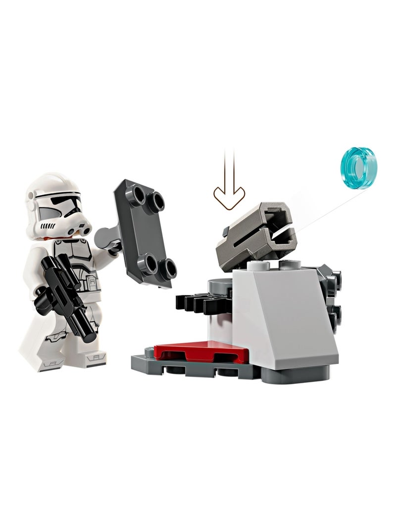 LEGO Star Wars - Pack de combat des Clone Troopers et Droïdes de combat - 75372 Multicolore - Kiabi