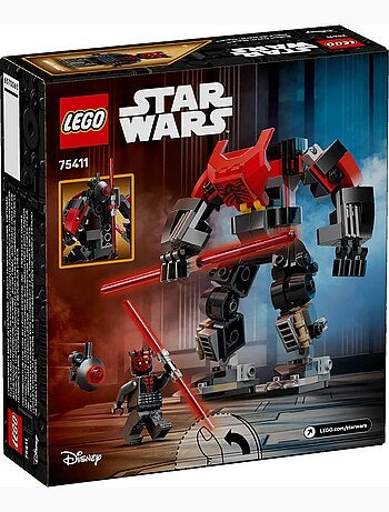 LEGO Star Wars - Robot Dark Maul à Construire (75411) pour Enfants de 6 Ans et Plus