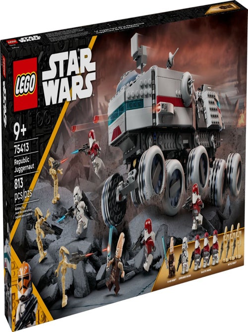 LEGO Star Wars Juggernaut de la République 75413 - Véhicule à Construire pour Enfants - Kiabi