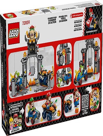 LEGO Super Mario - Château de Bowser et Mario Kart - 72039