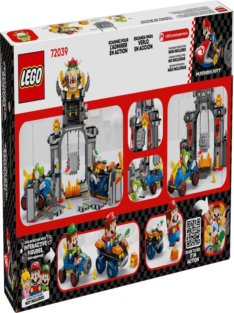 LEGO Super Mario - Château de Bowser et Mario Kart - 72039 Rouge - Kiabi