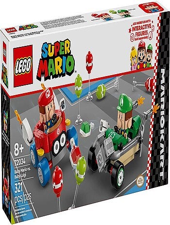 LEGO Super Mario - Course Épique : Bébé Mario contre Bébé Luigi - 72034