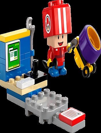 LEGO Super Mario - Ensemble Mario Kart avec Toad en Stand - 30702