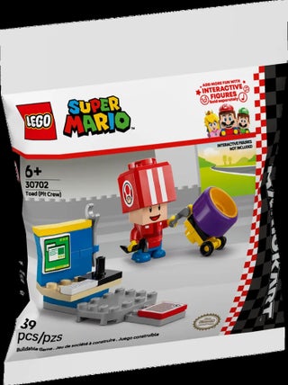 LEGO Super Mario - Ensemble Mario Kart avec Toad en Stand - 30702