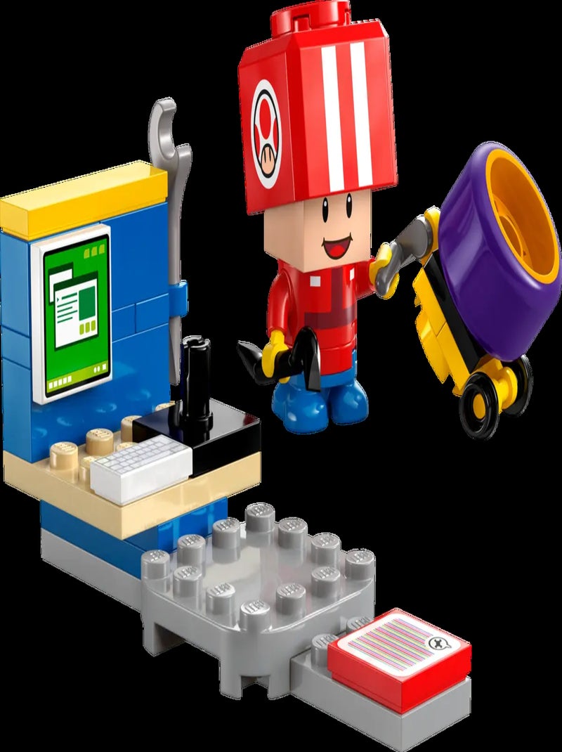 LEGO Super Mario - Ensemble Mario Kart avec Toad en Stand - 30702 Multicolore - Kiabi