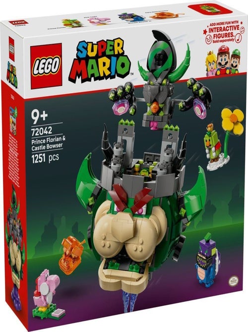 LEGO Super Mario - Fort Bowser et Prince Florian - Set de Construction 72042 - Kiabi
