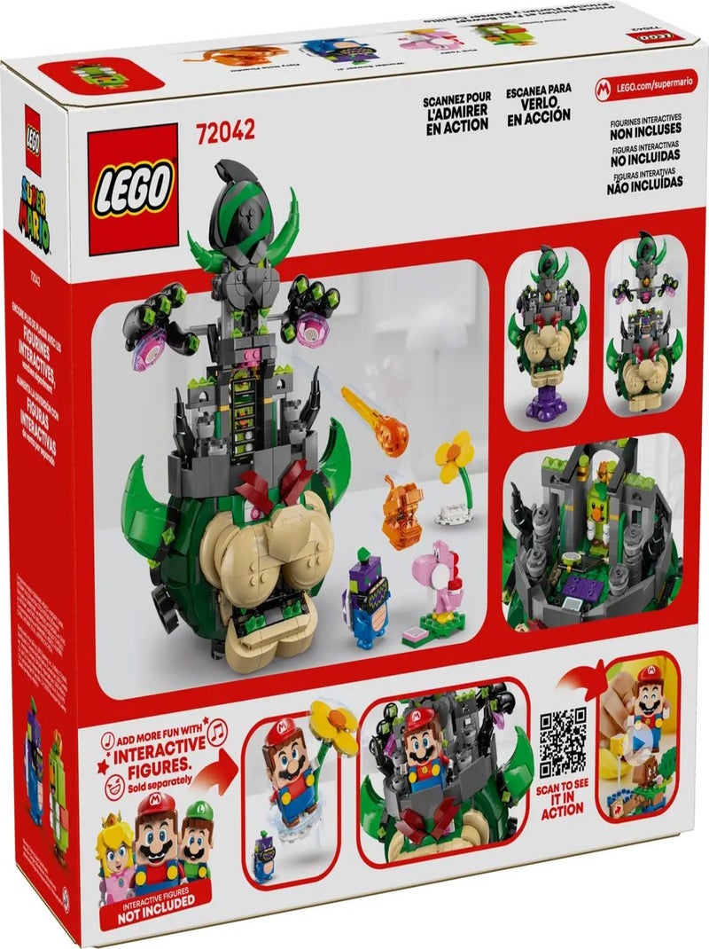 LEGO Super Mario - Fort Bowser et Prince Florian - Set de Construction 72042 Rouge - Kiabi