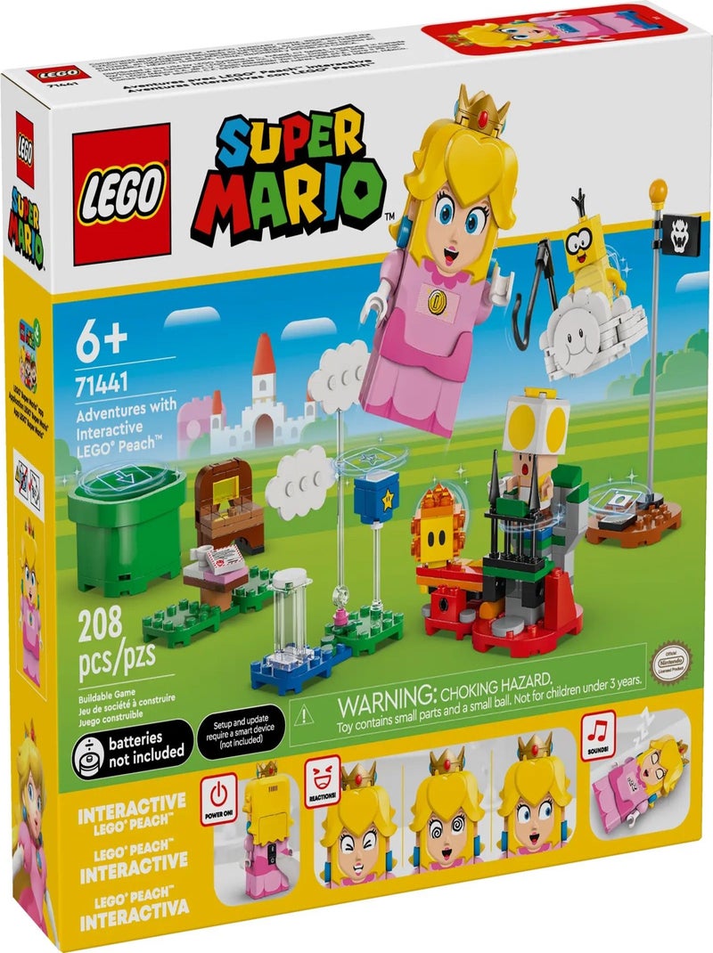 LEGO Super Mario - Les Aventures de LEGO Peach interactive - 71441 Multicolore - Kiabi