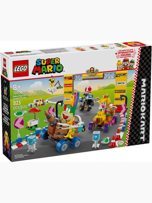 LEGO Super Mario - Mario Kart - Bébé Peach et ensemble de grand prix - 72036 - Kiabi