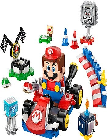 LEGO Super Mario - Set Mario Kart avec Mario Interactif - 72043