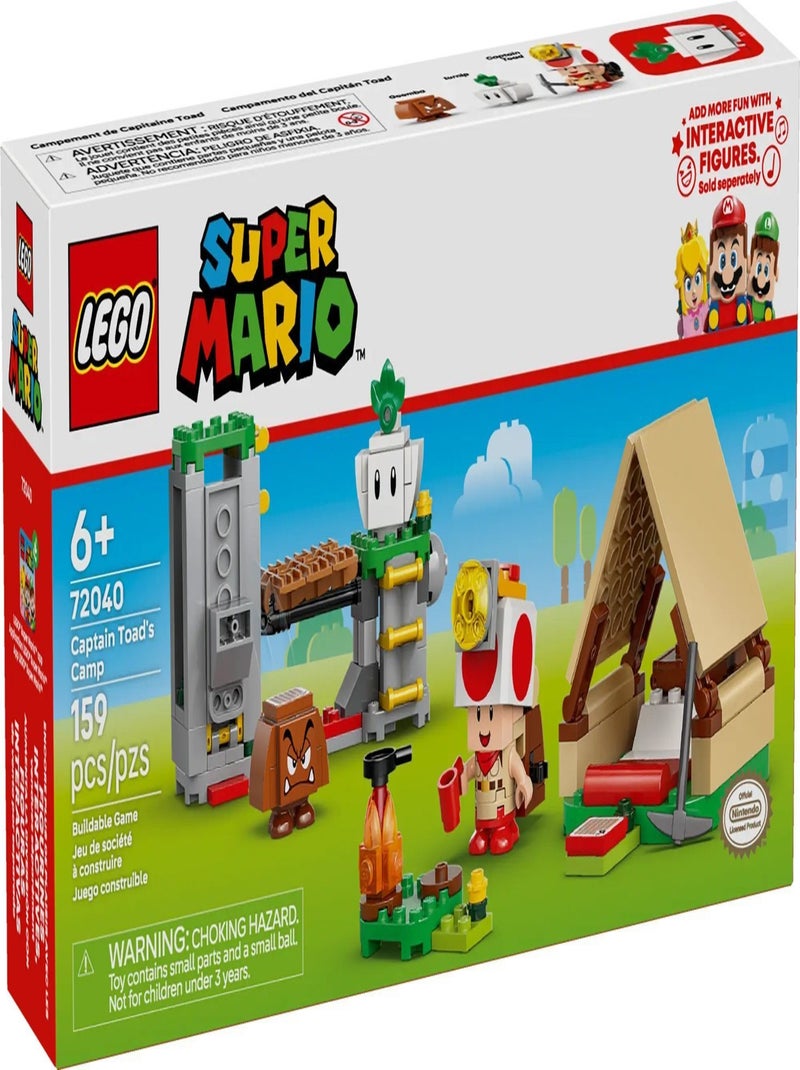 LEGO Super Mario Campement du capitaine Toad (72040) Bleu - Kiabi