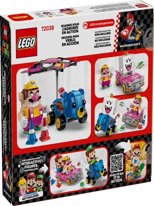 LEGO Super Mario : Set Mario Kart avec Wario et Roi Boo - 72038 - Kiabi