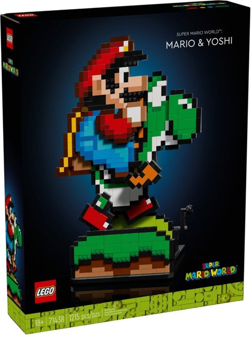 LEGO Super Mario World : Set Mario et Yoshi - 71438 - Kiabi