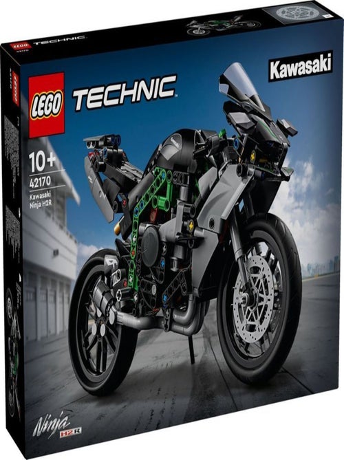 LEGO Technic - Moto Kawasaki Ninja H2R 42170 : Un projet captivant pour les jeunes ingénieurs - Kiabi