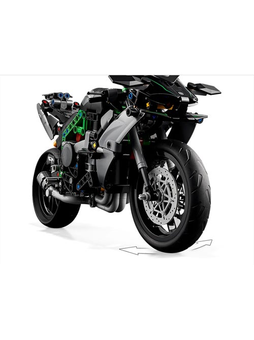 LEGO Technic - Moto Kawasaki Ninja H2R 42170 : Un projet captivant pour les jeunes ingénieurs - Kiabi