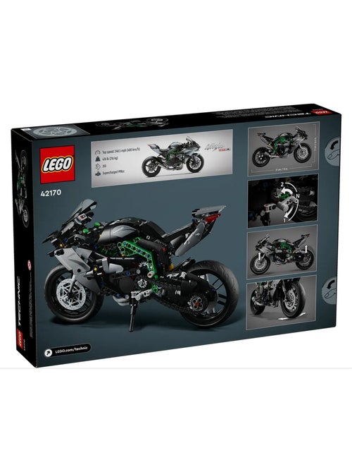 LEGO Technic - Moto Kawasaki Ninja H2R 42170 : Un projet captivant pour les jeunes ingénieurs - Kiabi