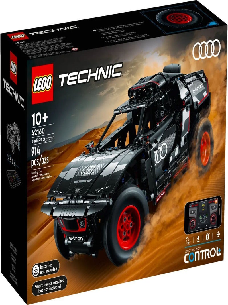LEGO Technic Audi RS Q e-tron 42160 — Voiture de rallye télécommandée. Multicolore - Kiabi