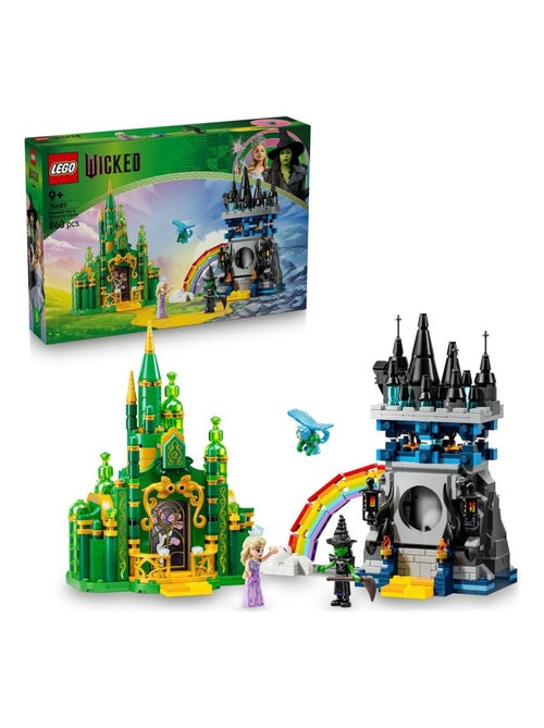 LEGO Wicked 75689 — Emerald City et château de Kiamo Ko, 860 pièces. - Kiabi