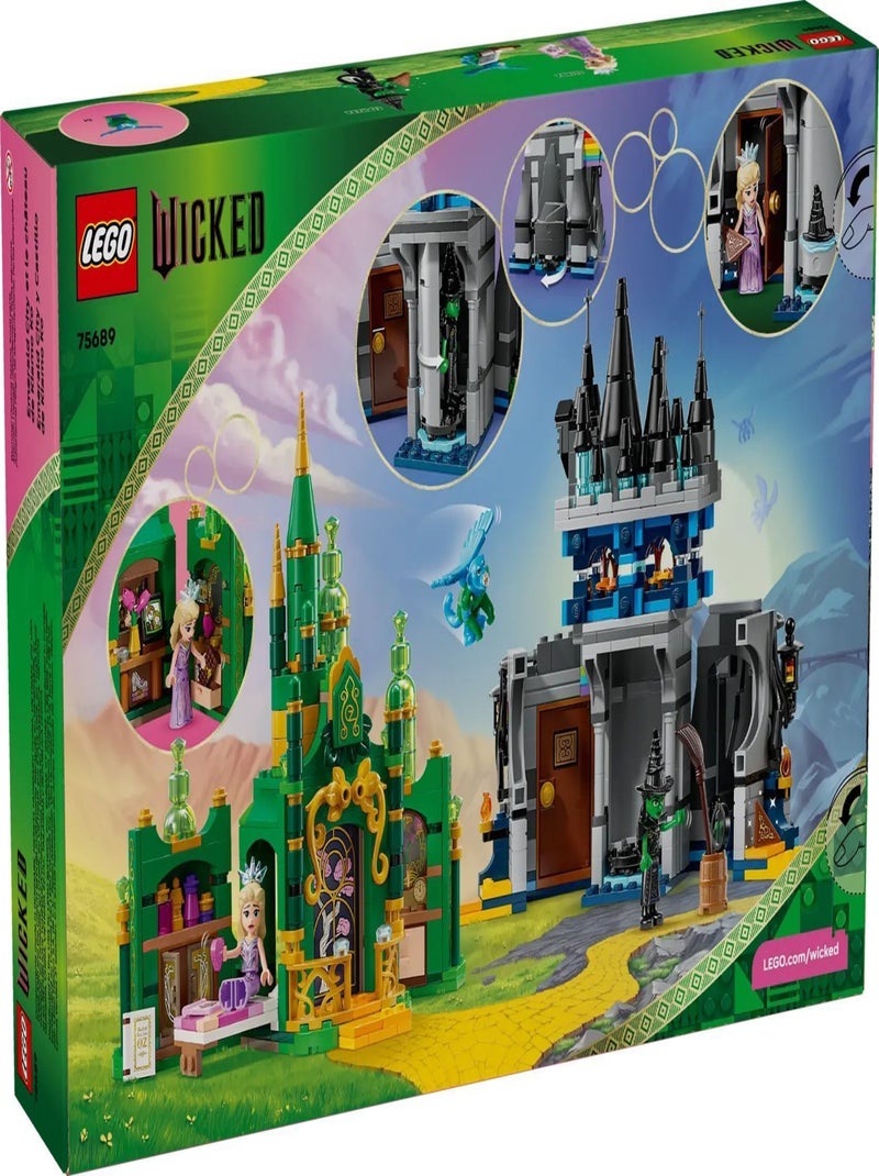 LEGO Wicked 75689 — Emerald City et château de Kiamo Ko, 860 pièces. Rouge - Kiabi