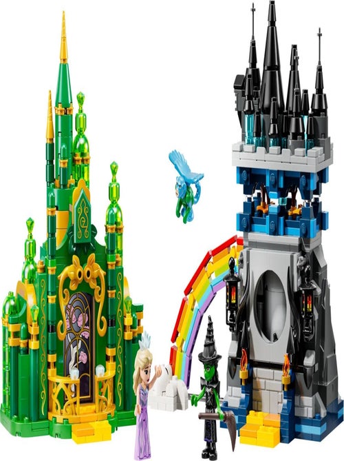 LEGO Wicked 75689 — Emerald City et château de Kiamo Ko, 860 pièces. - Kiabi