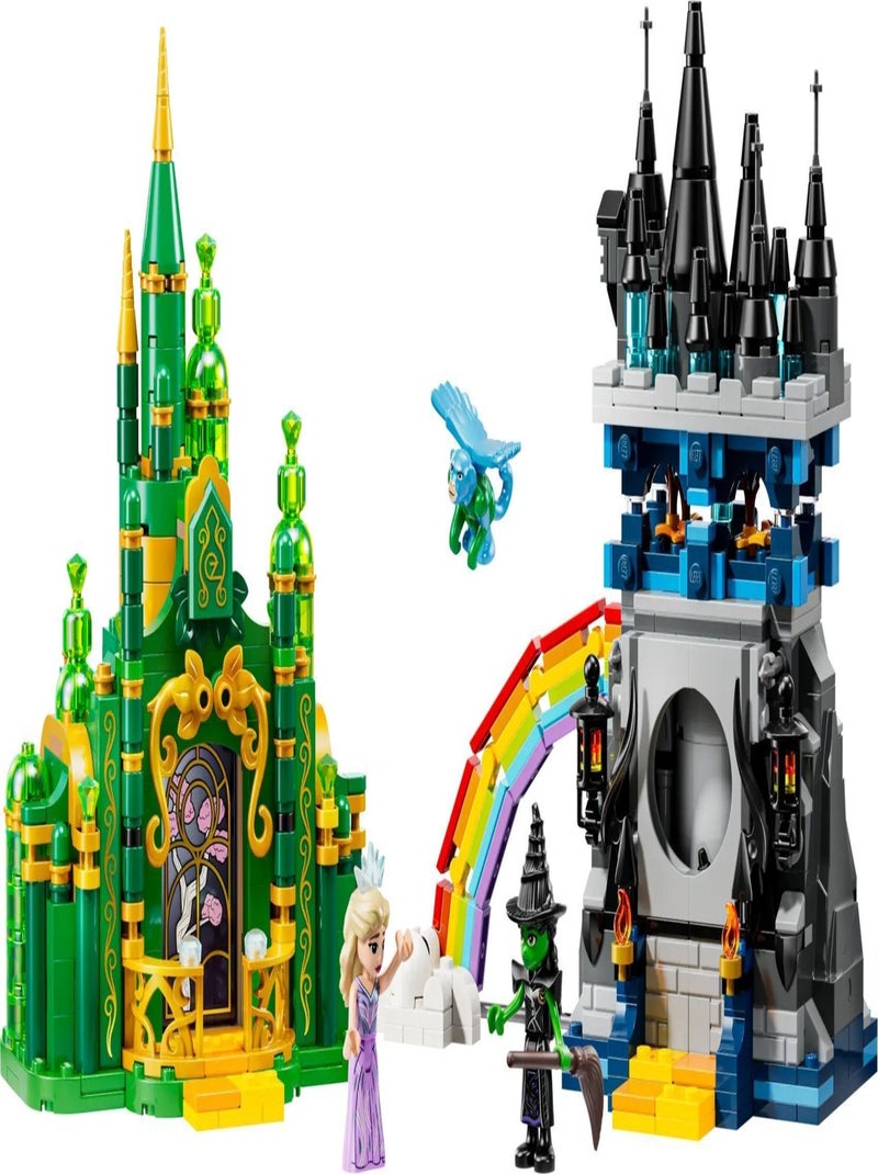 LEGO Wicked 75689 — Emerald City et château de Kiamo Ko, 860 pièces. Rouge - Kiabi