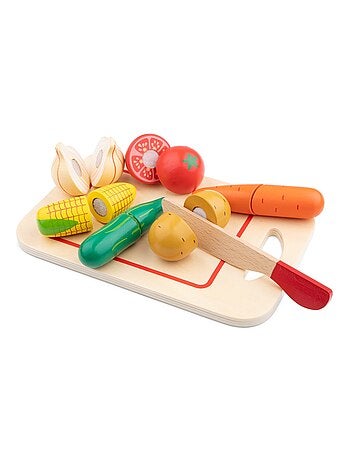 Légumes en bois à découper