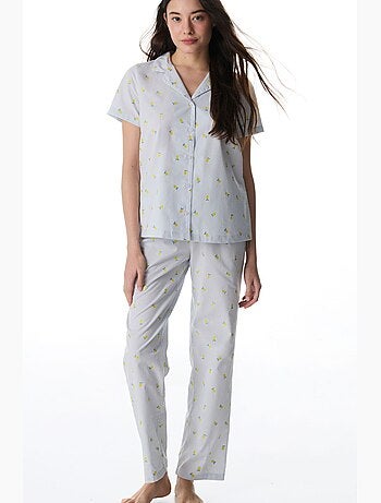 Lemons ensemble de pyjama chemise et pantalon penti