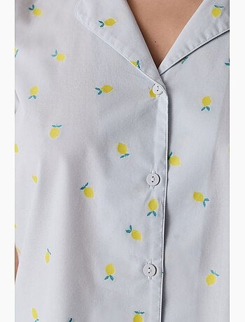 Lemons ensemble de pyjama chemise et pantalon penti