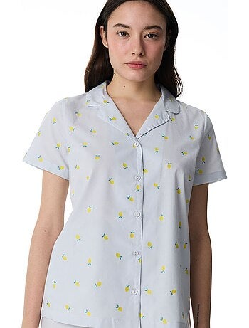 Lemons ensemble de pyjama chemise et pantalon penti