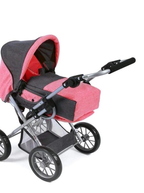 'leni' Landau Combiné Pour Poupée Gris Foncé Rose - Kiabi