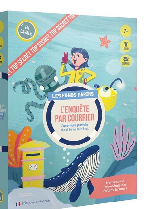 L'enquête par courrier : les fonds marins :enfant - Kiabi