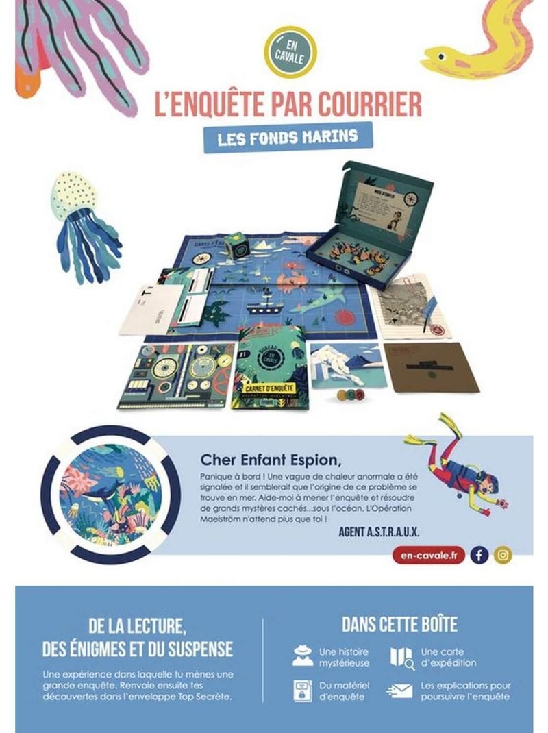 L'enquête par courrier : les fonds marins :enfant N/A - Kiabi