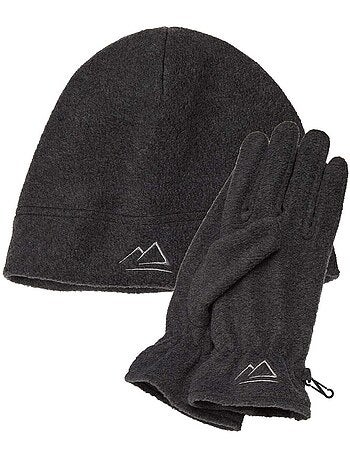 L’Ensemble Bonnet et Gants Polaire - ATLAS FOR MEN