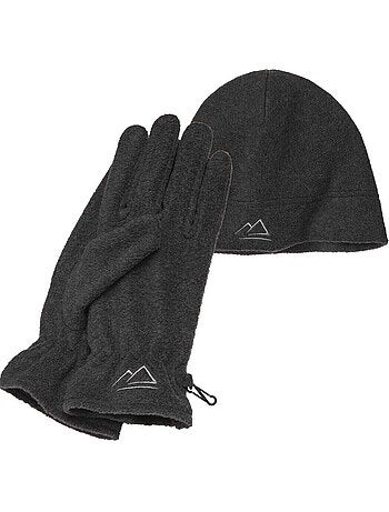 L’ensemble bonnet et gants polaire - atlas for men