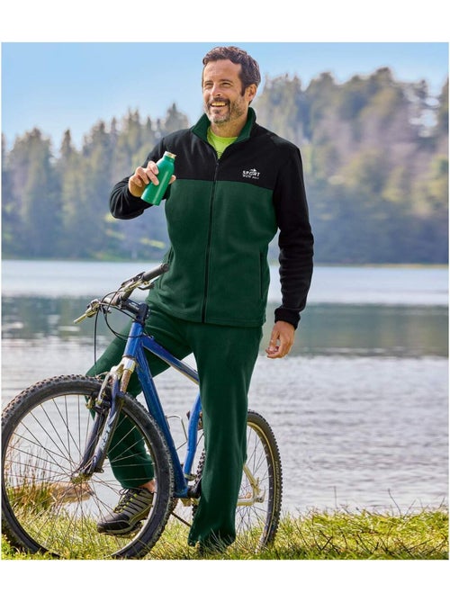 L'ensemble jogging polaire outdoor - atlas for men - Kiabi L'ensemble jogging polaire outdoor - atlas for men - Kiabi