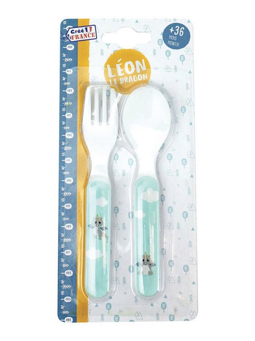 Leon Le Dragon Ensemble Couverts (Fourchette, Cuillere) - Kiabi